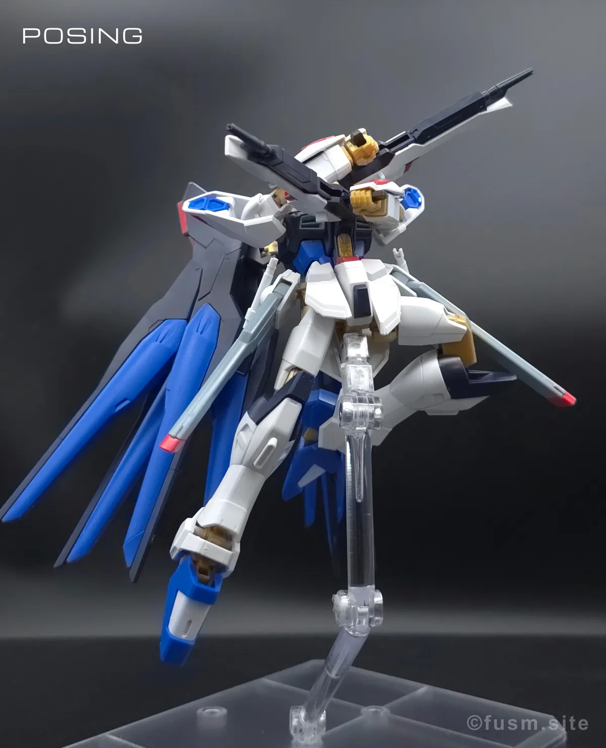 HGCE ストライクフリーダムガンダム レビュー ポージング 05