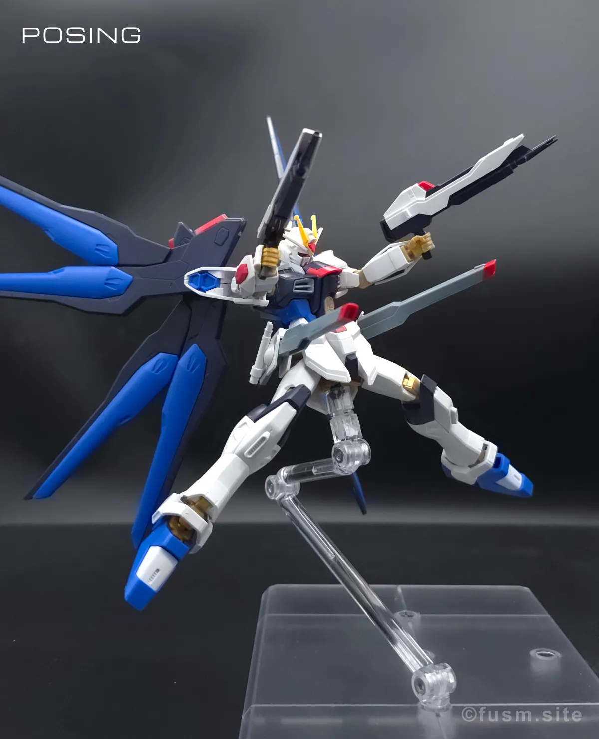 HGCE ストライクフリーダムガンダム レビュー ポージング 06