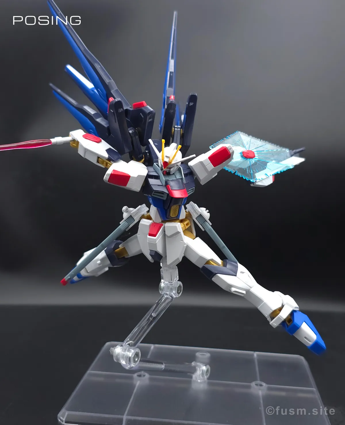 HGCE ストライクフリーダムガンダム レビュー ポージング 11