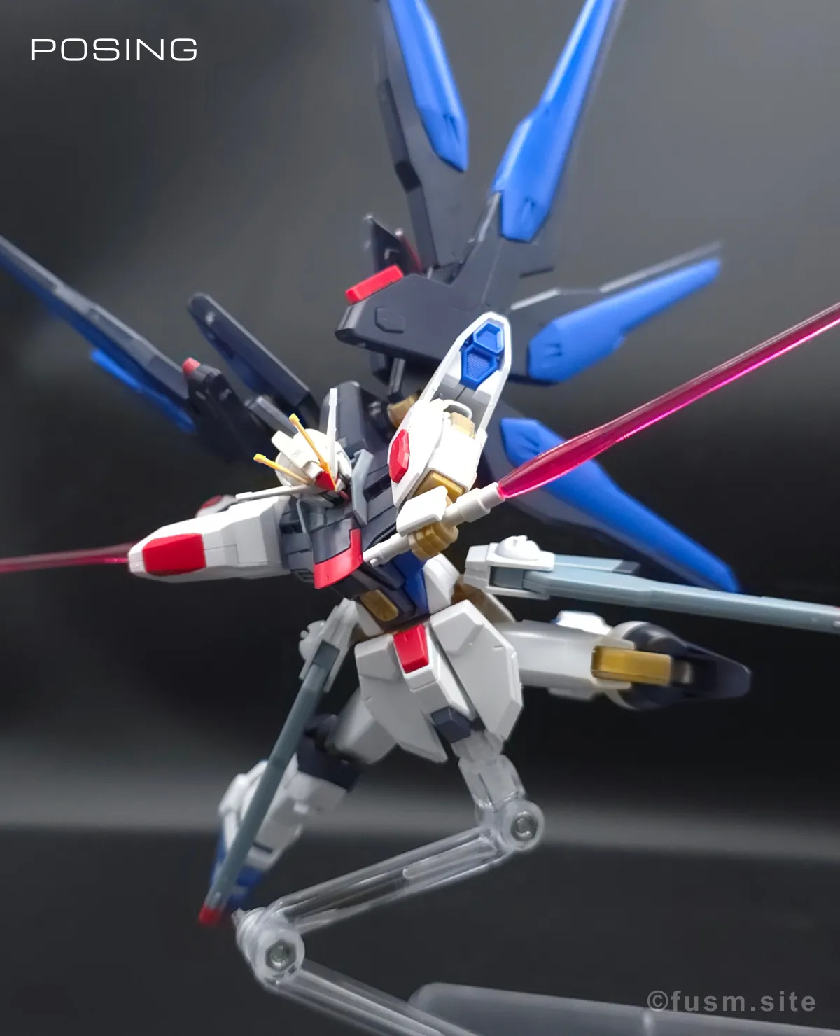 HGCE ストライクフリーダムガンダム レビュー ポージング 15