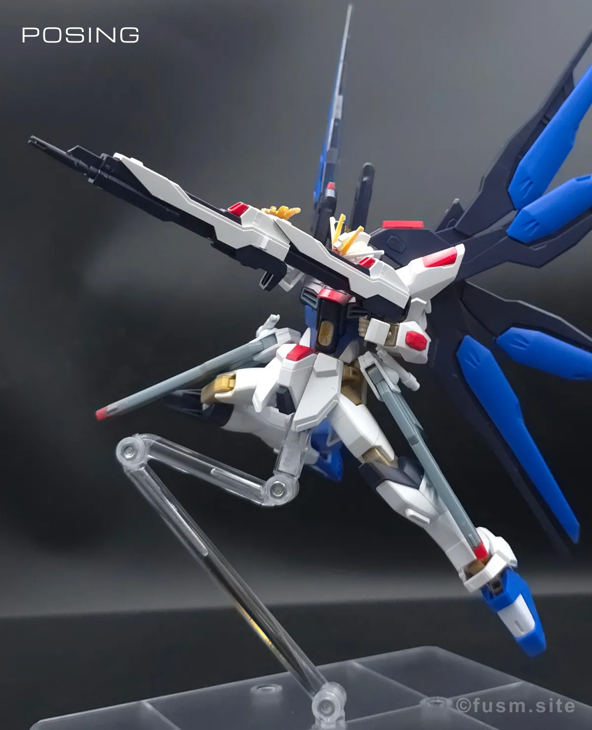 HGCE ストライクフリーダムガンダム レビュー ポージング 18