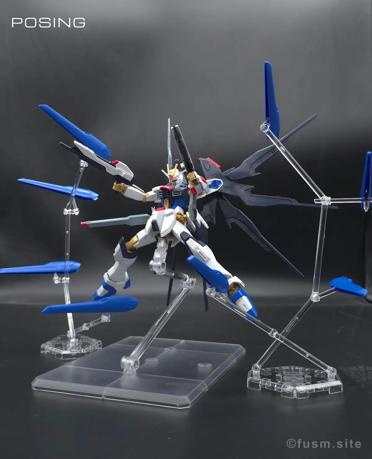 HGCE ストライクフリーダムガンダム レビュー ポージング 3