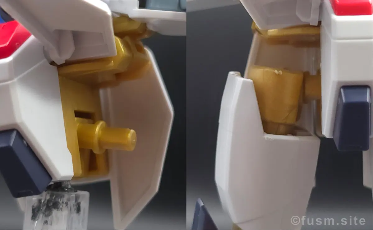 HGCE ストライクフリーダムガンダム レビュー 耐久力が弱い箇所 04