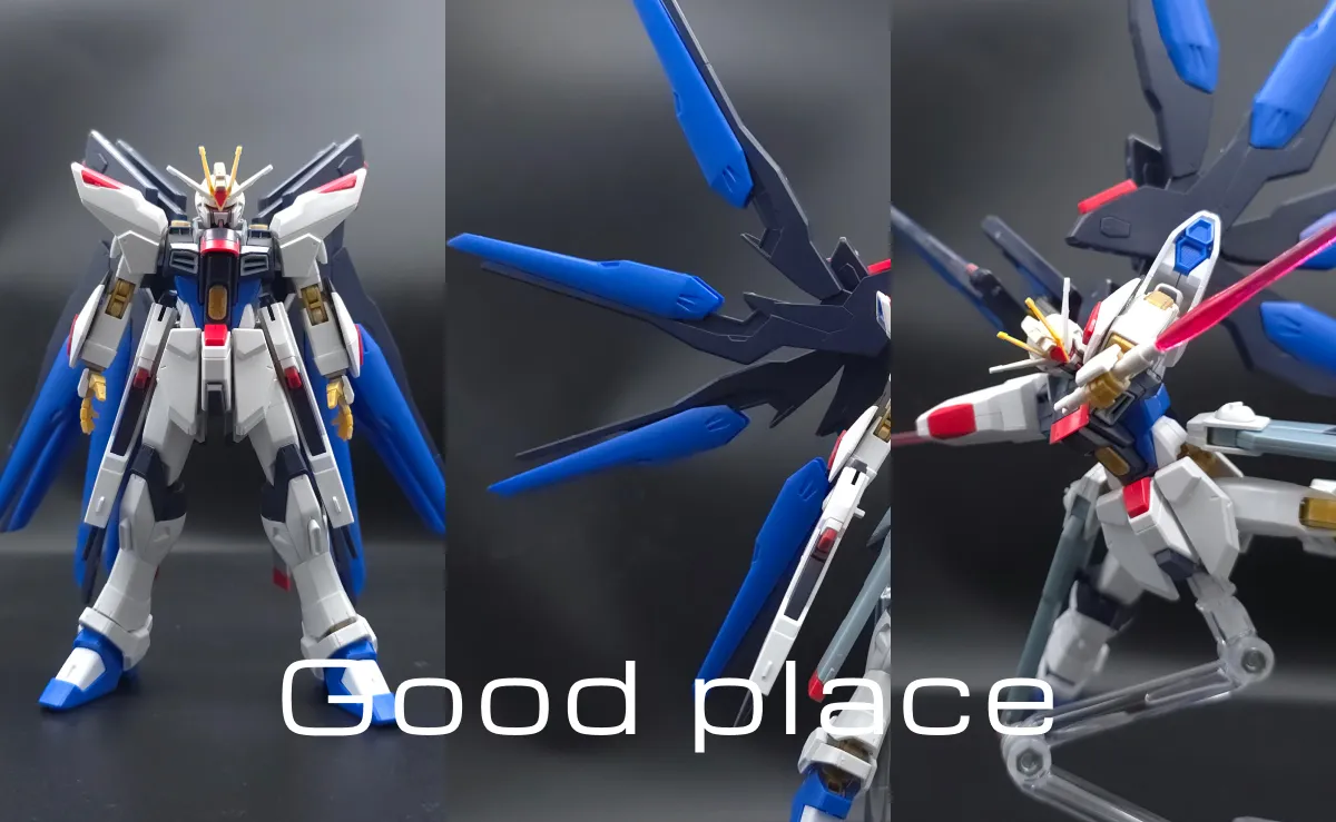 HGCE ストライクフリーダムガンダム レビュー コラージュ 02
