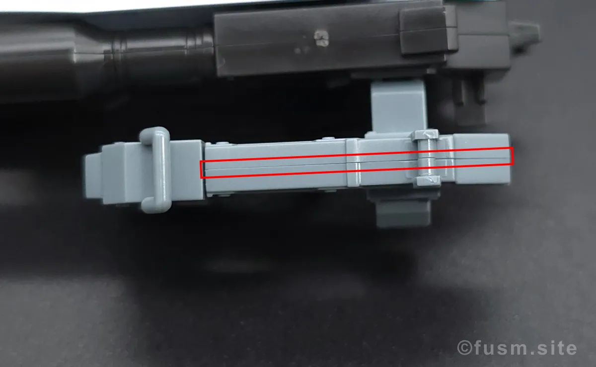 HG フルアーマー・ガンダム(ガンダムサンダーボルト版) レビュー 付属品 合わせ目 10