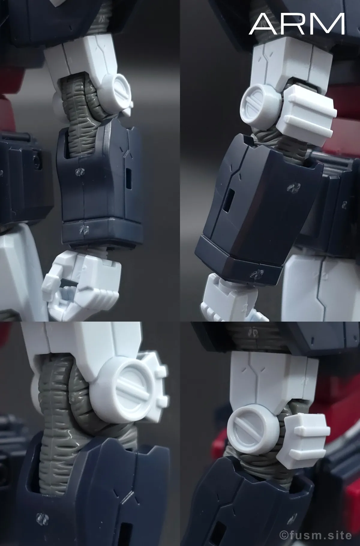 HG フルアーマー・ガンダム(ガンダムサンダーボルト版) レビュー 腕部ディテール 01