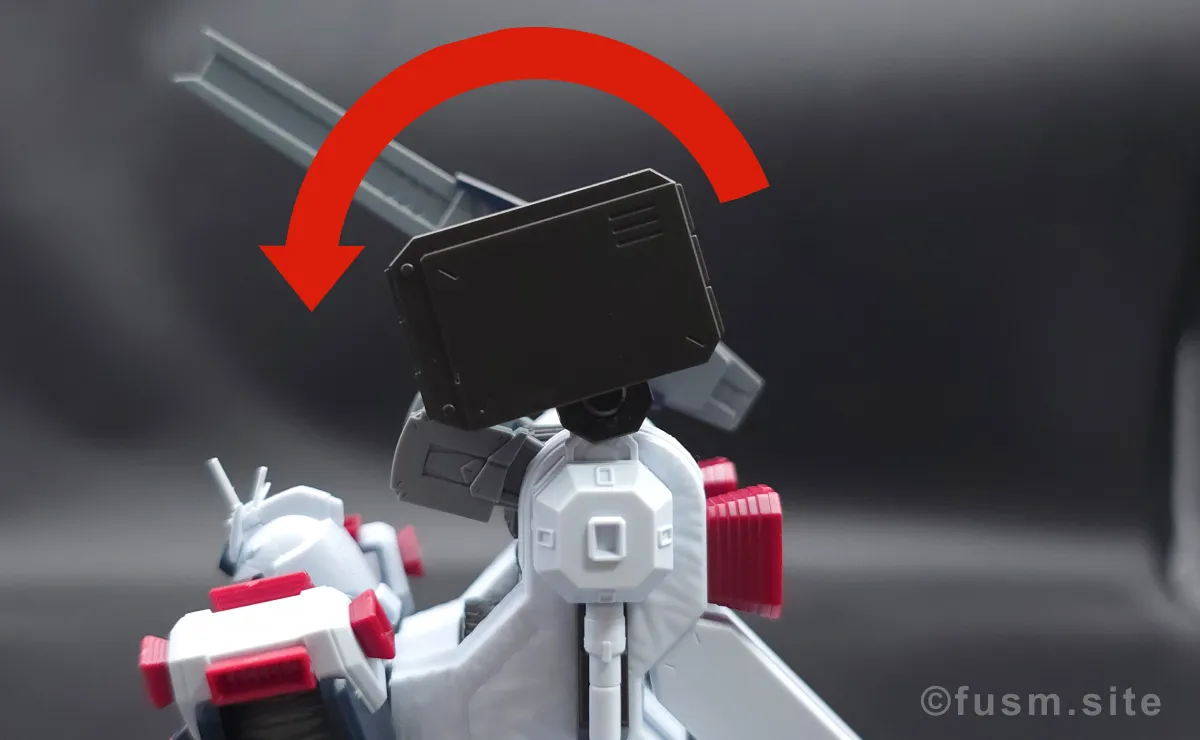 HG フルアーマー・ガンダム(ガンダムサンダーボルト版) レビュー バックパックレビュー 可動域 02