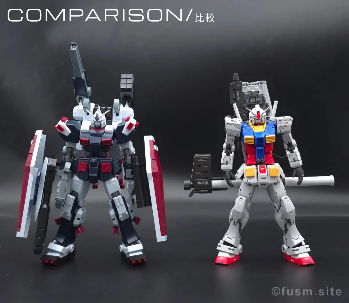 HG フルアーマー・ガンダム(ガンダムサンダーボルト版) レビュー 比較 01