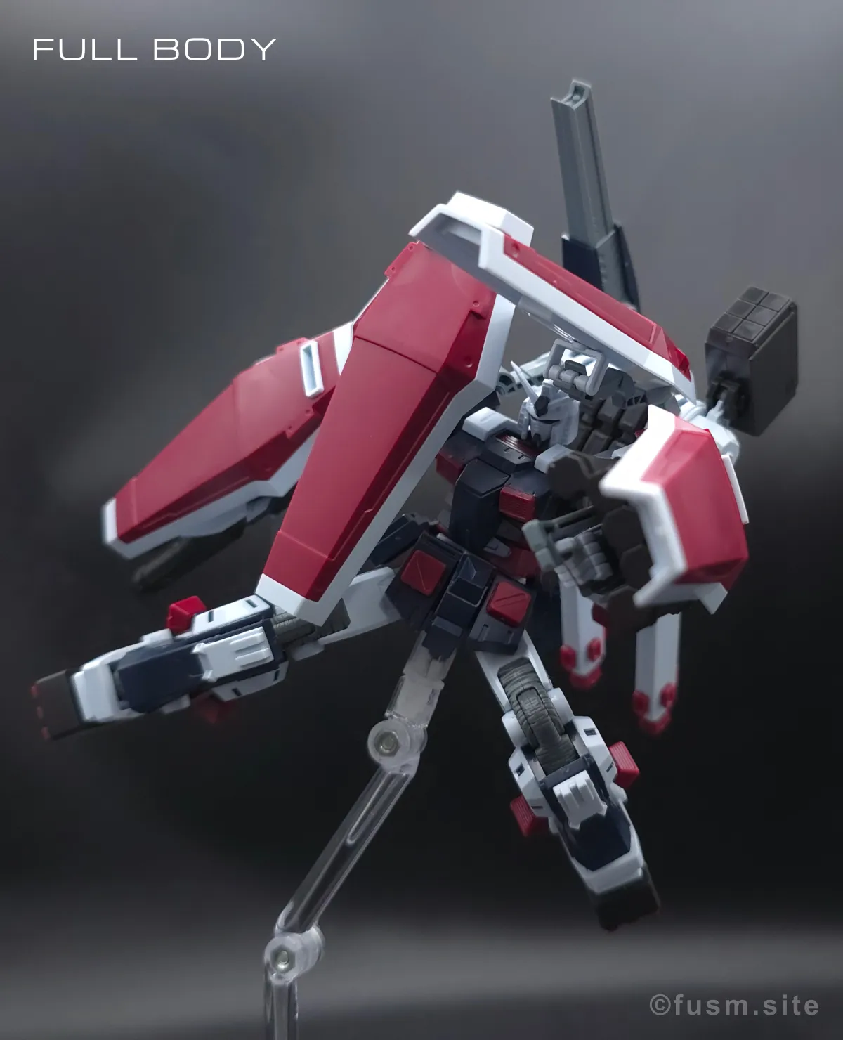 HG フルアーマー・ガンダム(ガンダムサンダーボルト版) レビュー ポージング 05