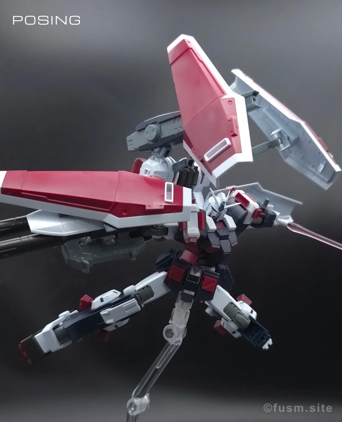 HG フルアーマー・ガンダム(ガンダムサンダーボルト版) レビュー ポージング 08