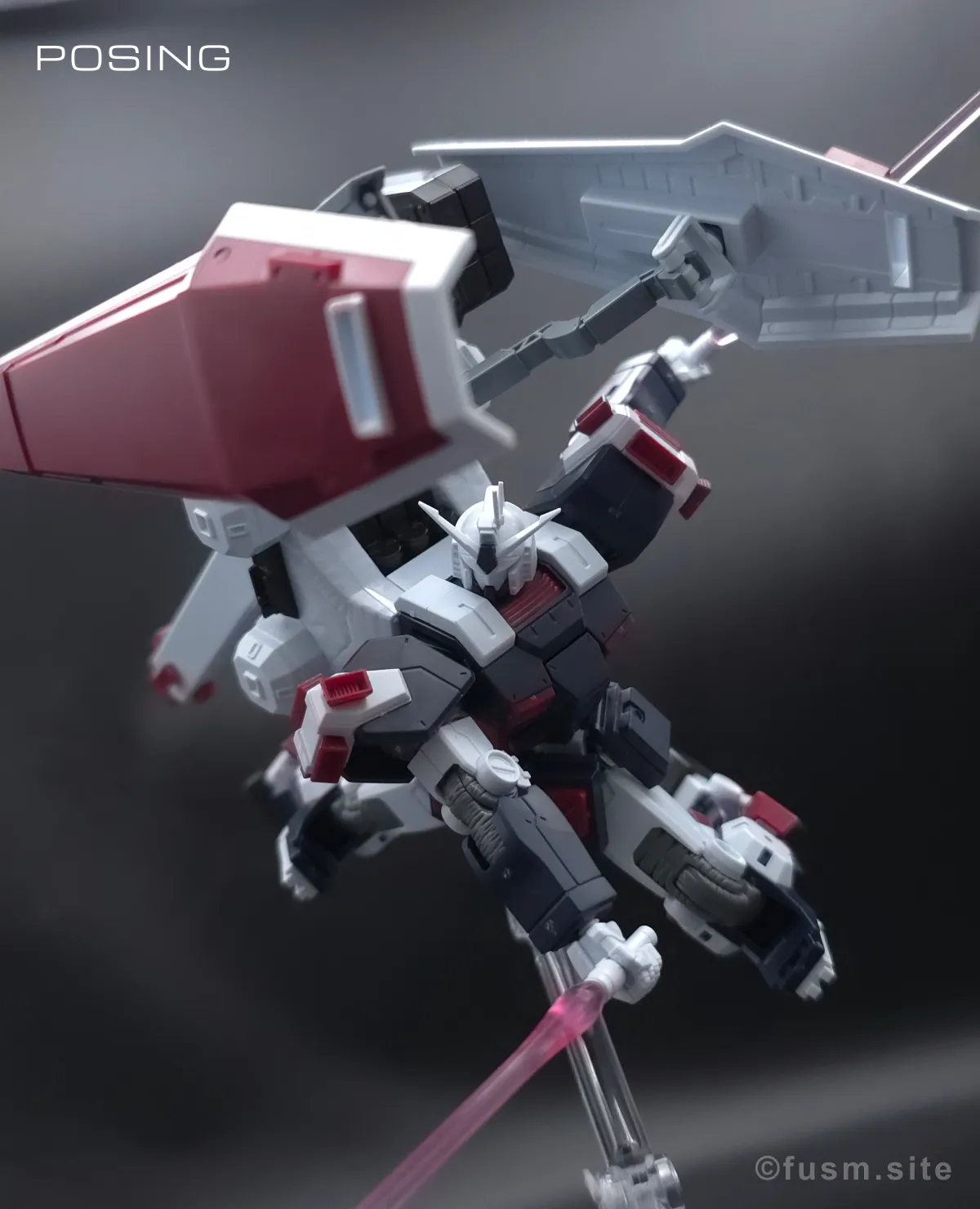 HG フルアーマー・ガンダム(ガンダムサンダーボルト版) レビュー ポージング 12