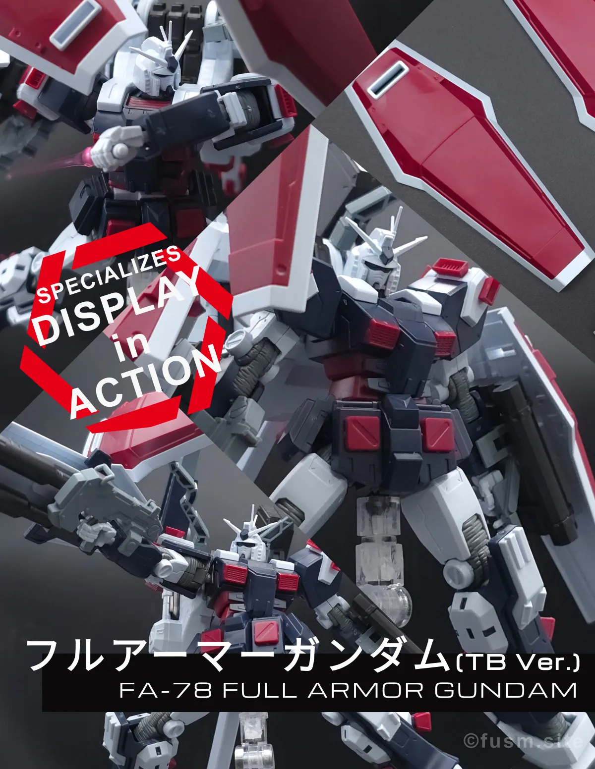 HG フルアーマー・ガンダム(ガンダムサンダーボルト版) レビュー コラージュ 01