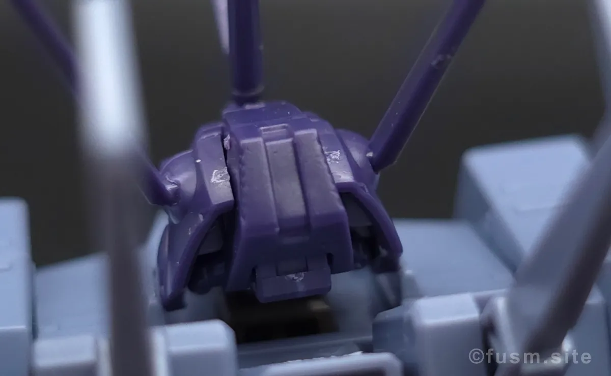 HGUC ドーベン・ウルフ(ユニコーンVer.) レビュー 頭部ディテール 02