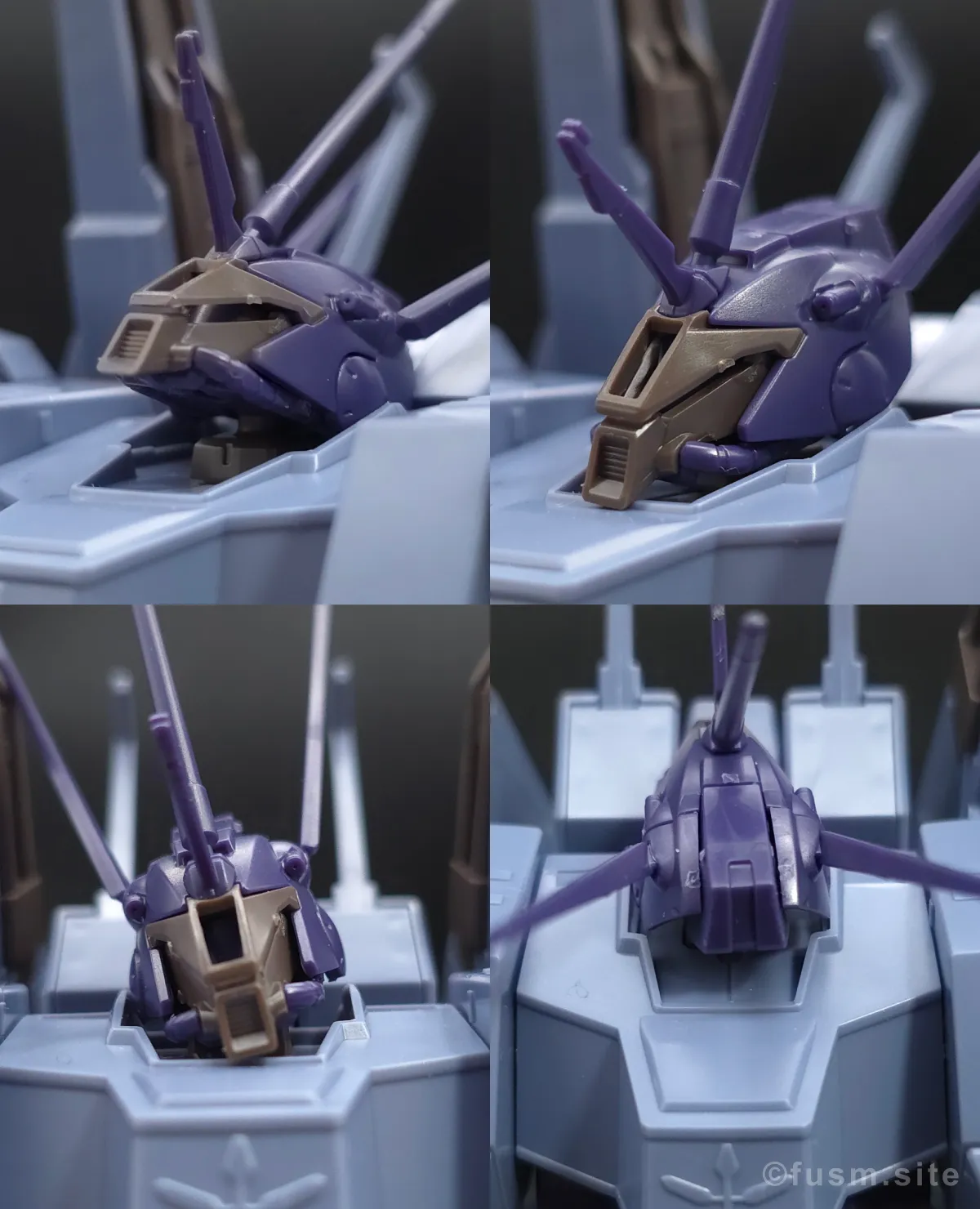 HGUC ドーベン・ウルフ(ユニコーンVer.) レビュー 頭部ディテール 可動域 01