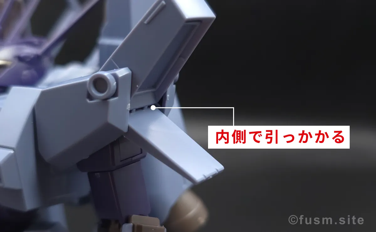 HGUC ドーベン・ウルフ(ユニコーンVer.) レビュー 肩ディテール ギミック 03