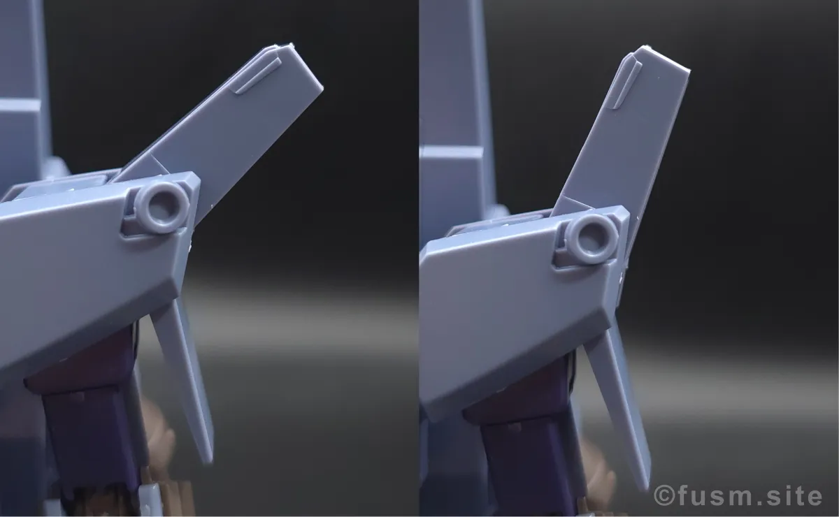 HGUC ドーベン・ウルフ(ユニコーンVer.) レビュー 肩ディテール 可動域 02