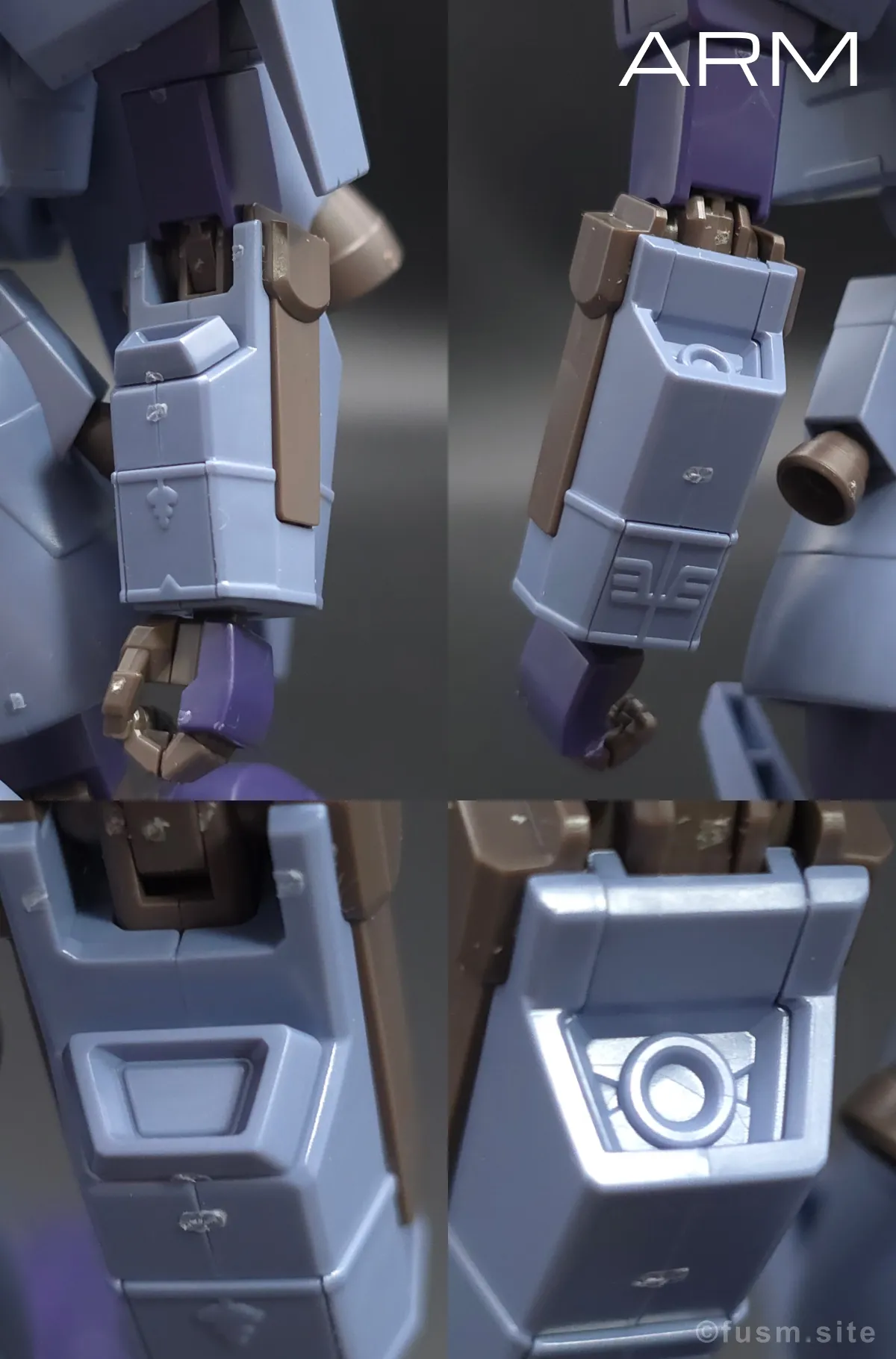 HGUC ドーベン・ウルフ(ユニコーンVer.) レビュー 腕部ディテール 01