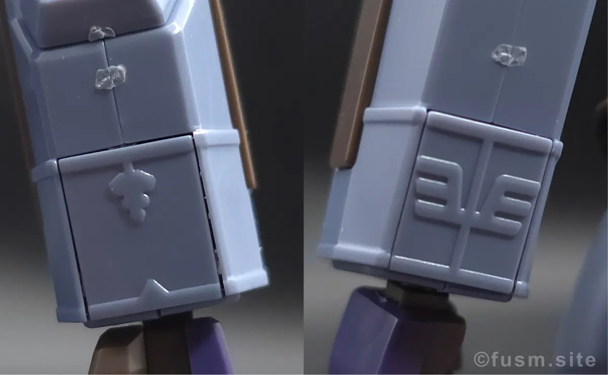 HGUC ドーベン・ウルフ(ユニコーンVer.) レビュー 腕部ディテール 02