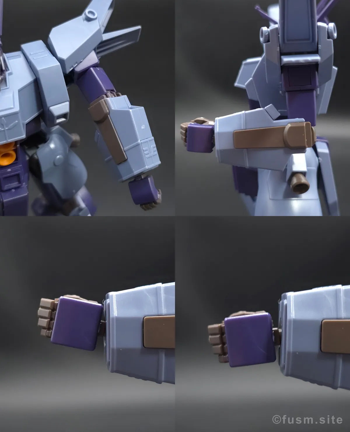 HGUC ドーベン・ウルフ(ユニコーンVer.) レビュー 腕部ディテール 可動域 01