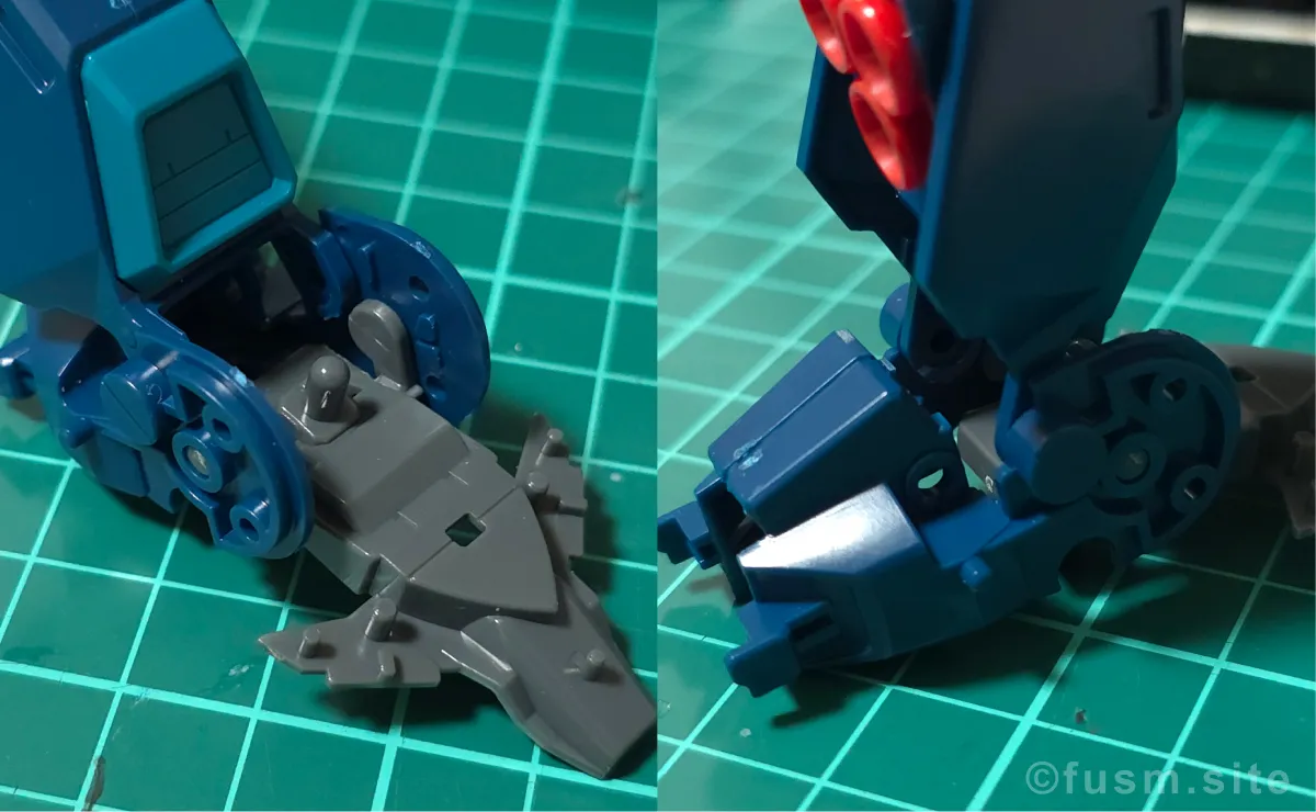 HGUC ギャプラン レビュー パーツ・構造・組み立て 01