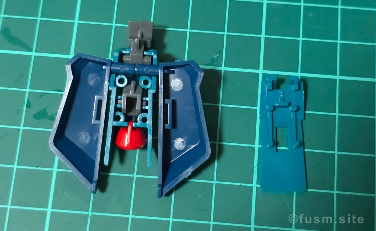 HGUC ギャプラン レビュー パーツ・構造・組み立て 04