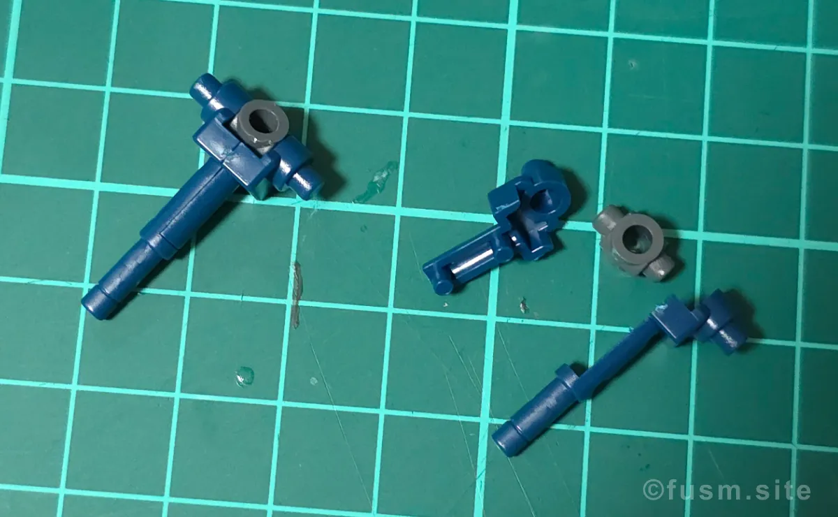 HGUC ギャプラン レビュー パーツ・構造・組み立て 05