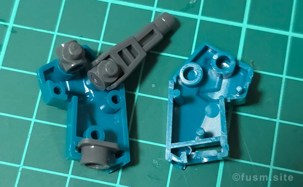 HGUC ギャプラン レビュー パーツ・構造・組み立て 07