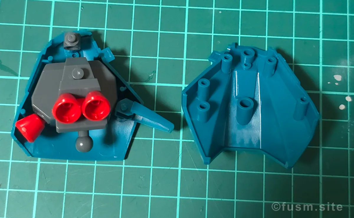 HGUC ギャプラン レビュー パーツ・構造・組み立て 10