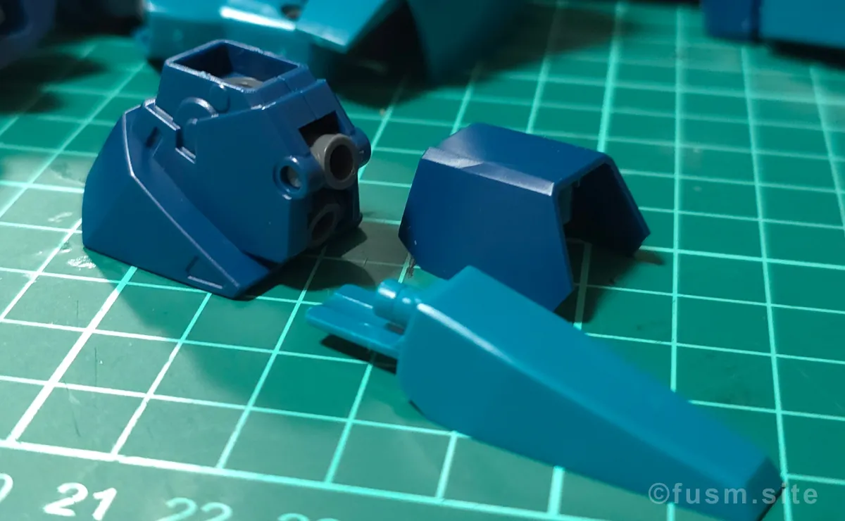 HGUC ギャプラン レビュー パーツ・構造・組み立て 11