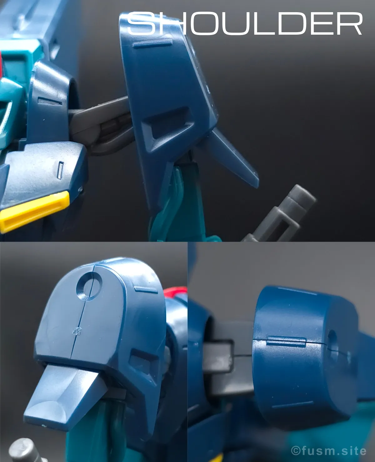 HGUC ギャプラン レビュー 肩ディテール 01
