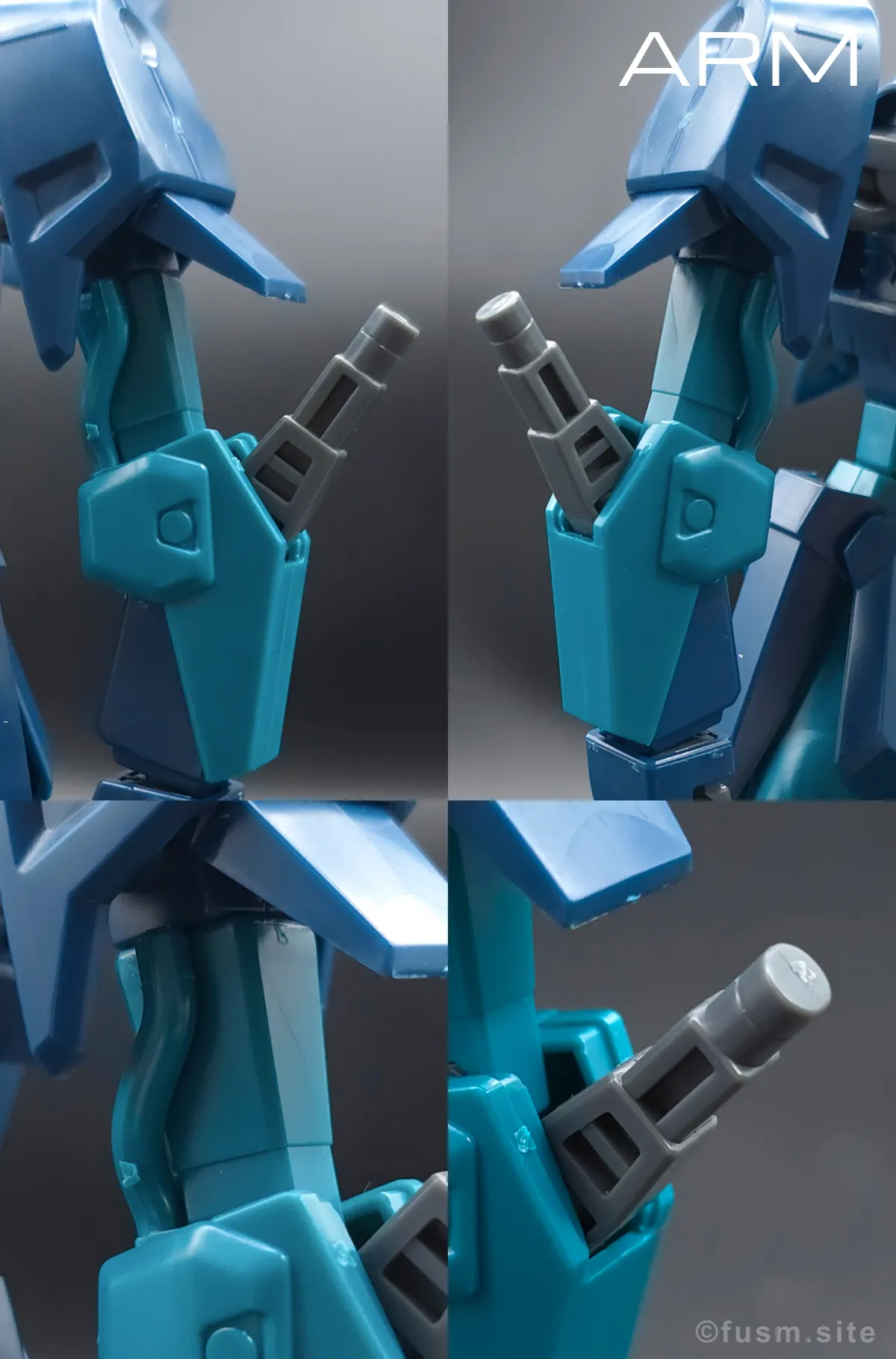 HGUC ギャプラン レビュー 腕部ディテール 01