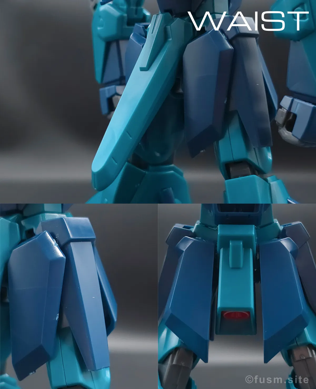 HGUC ギャプラン レビュー 胴体ディテール 04