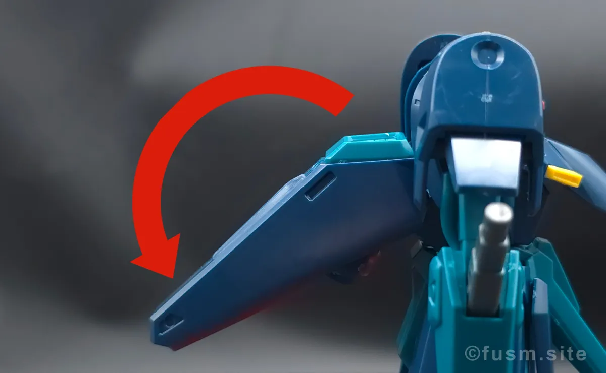 HGUC ギャプラン レビュー 胴体ディテール 可動域 01