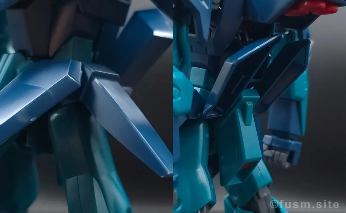 HGUC ギャプラン レビュー 胴体ディテール 可動域 02