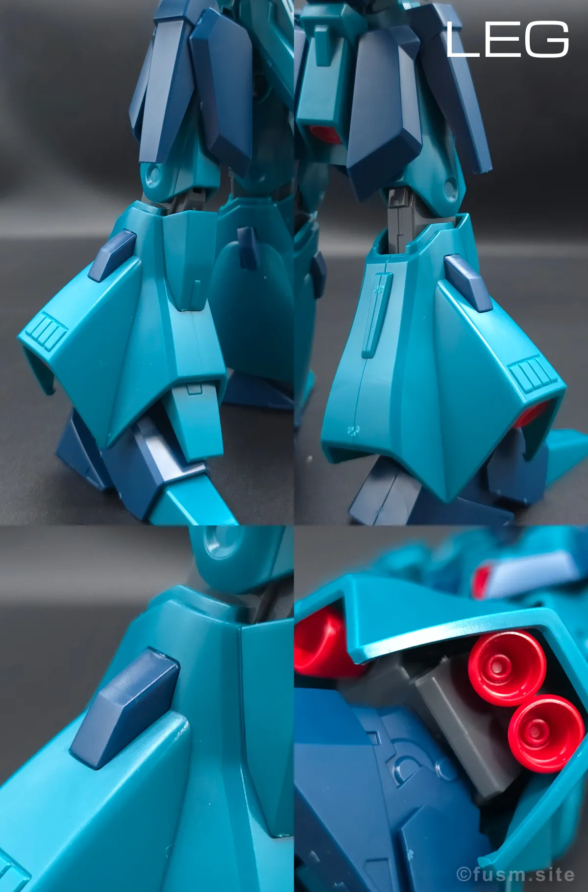 HGUC ギャプラン レビュー 脚部ディテール 01