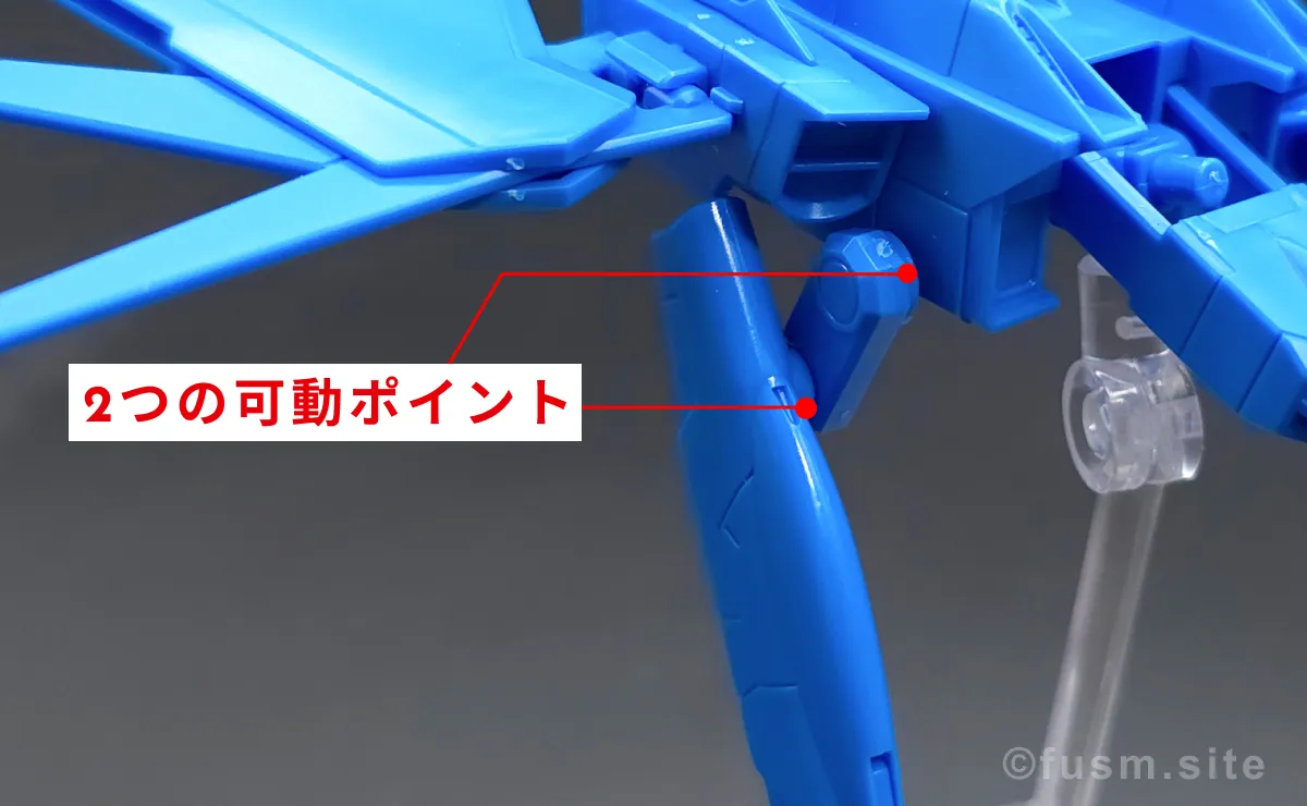 オプションパーツセット ガンプラ 18 (ビルドブースターセット) レビュー 多角的に見た全体の外観・素組み 可動域 01