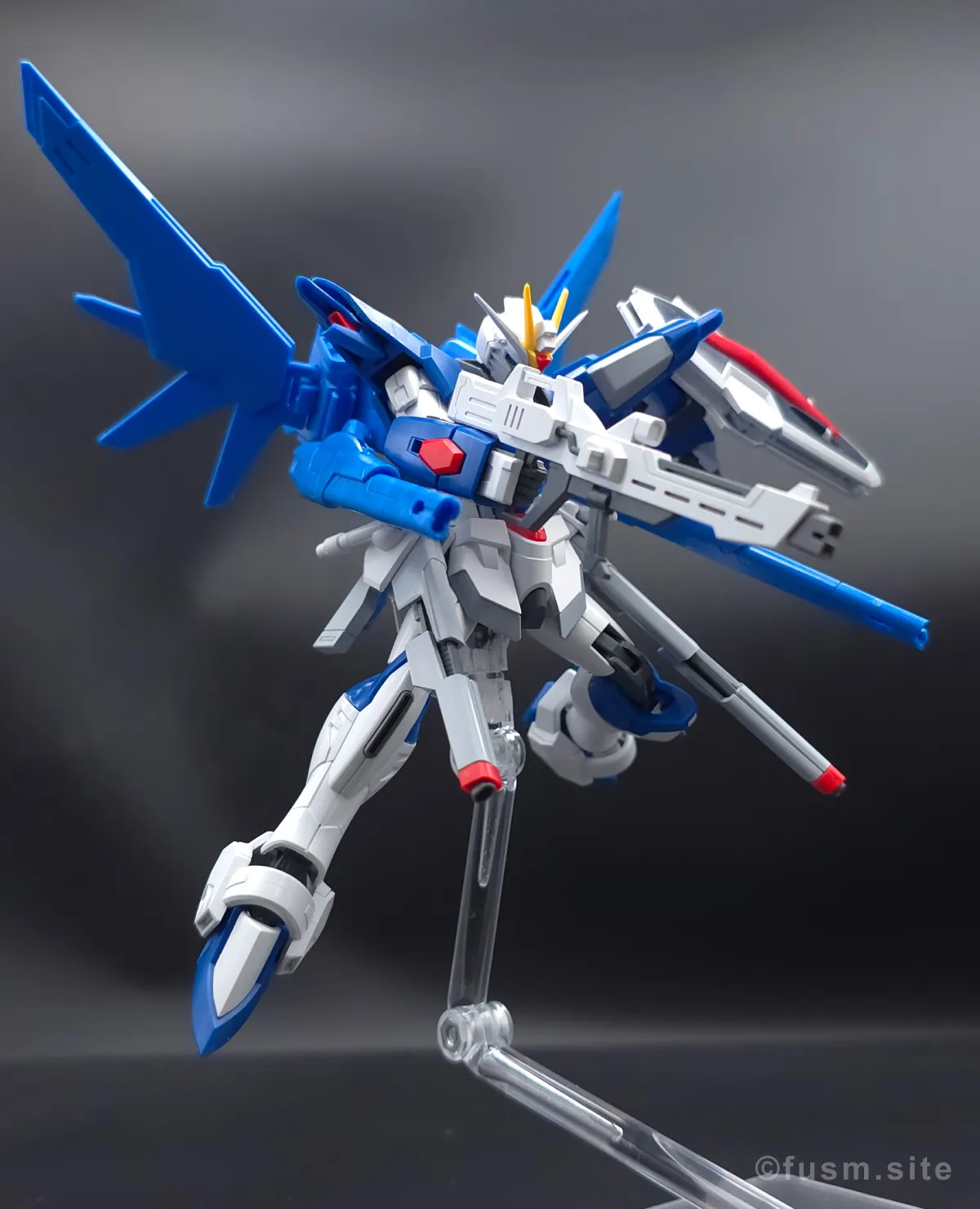 オプションパーツセット ガンプラ 18 (ビルドブースターセット) レビュー ポージング 08