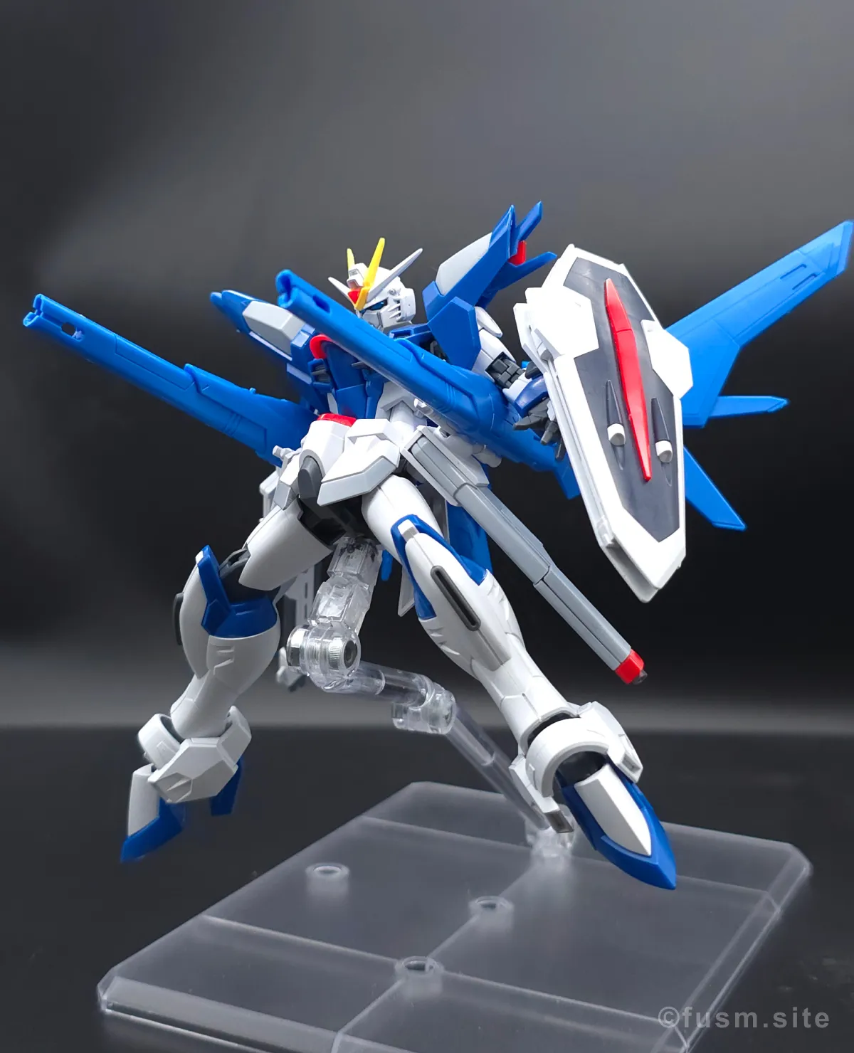 オプションパーツセット ガンプラ 18 (ビルドブースターセット) レビュー ポージング 09