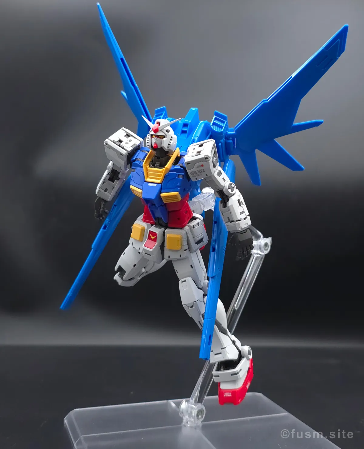 オプションパーツセット ガンプラ 18 (ビルドブースターセット) レビュー ポージング 10