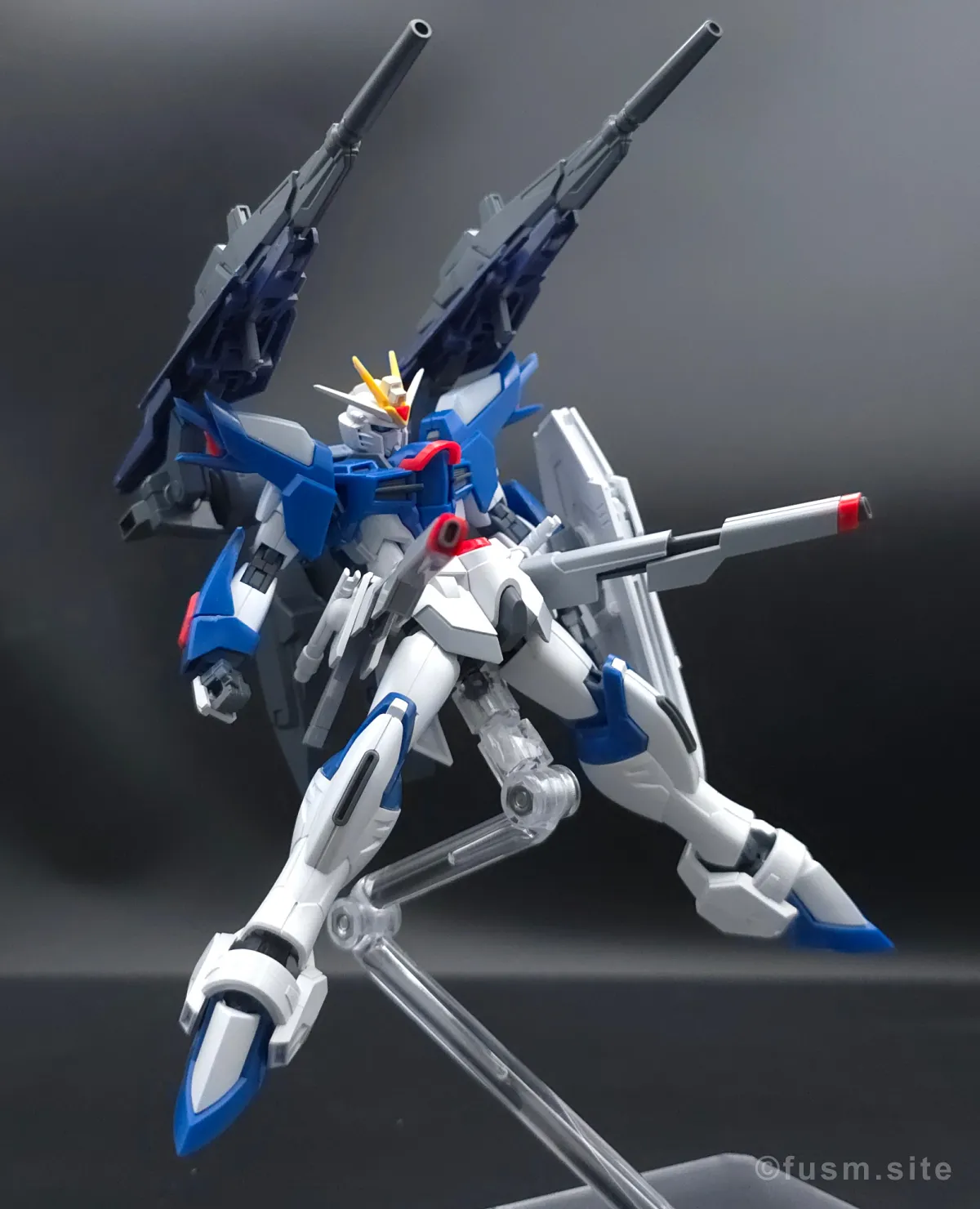オプションパーツセット ガンプラ 18 (ビルドブースターセット) レビュー ポージング 14