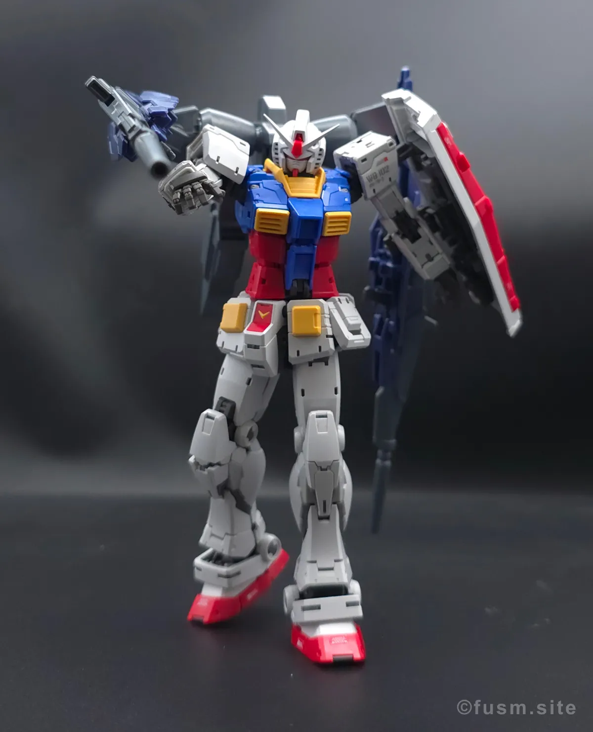 オプションパーツセット ガンプラ 18 (ビルドブースターセット) レビュー ポージング 15