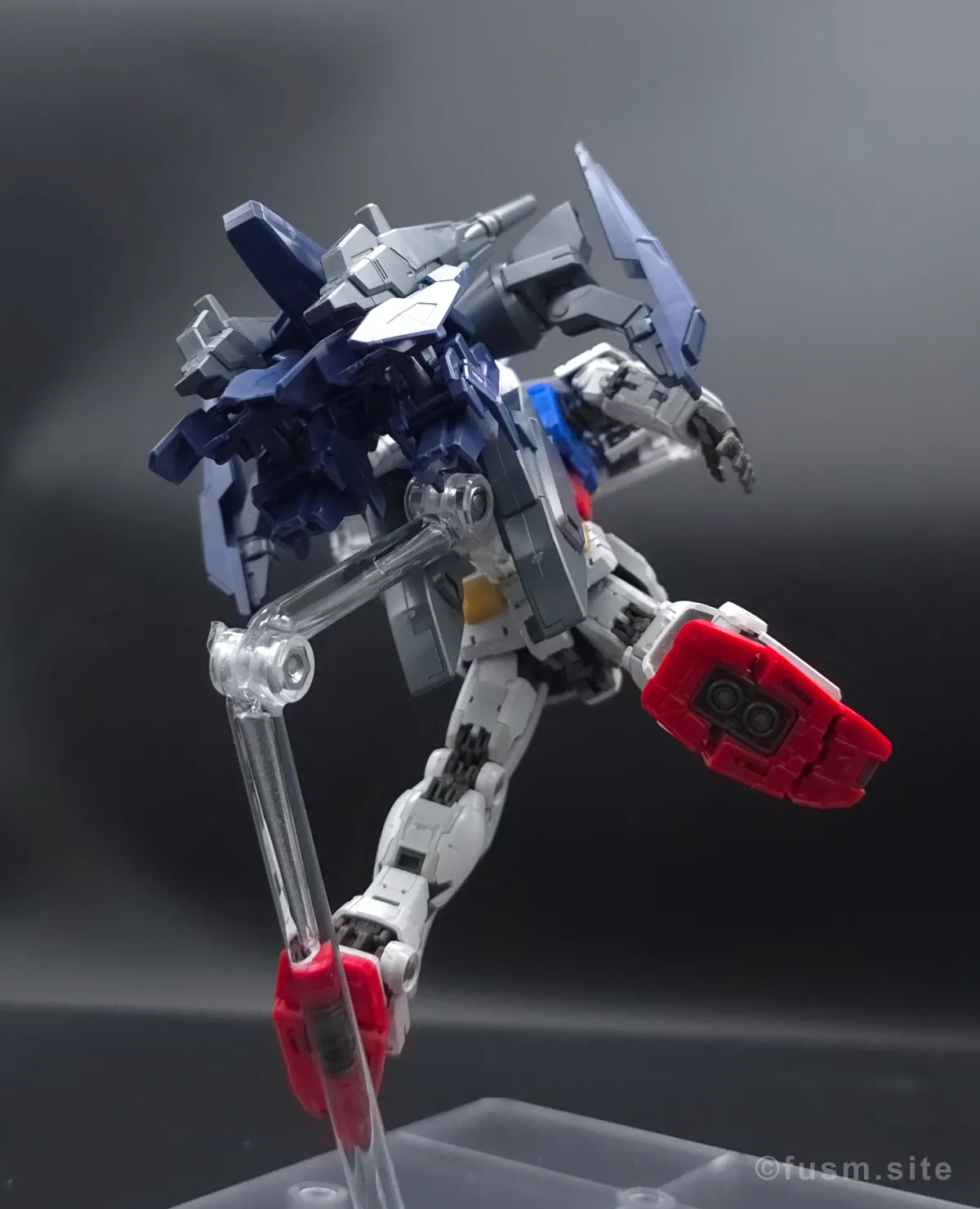 オプションパーツセット ガンプラ 18 (ビルドブースターセット) レビュー ポージング 17