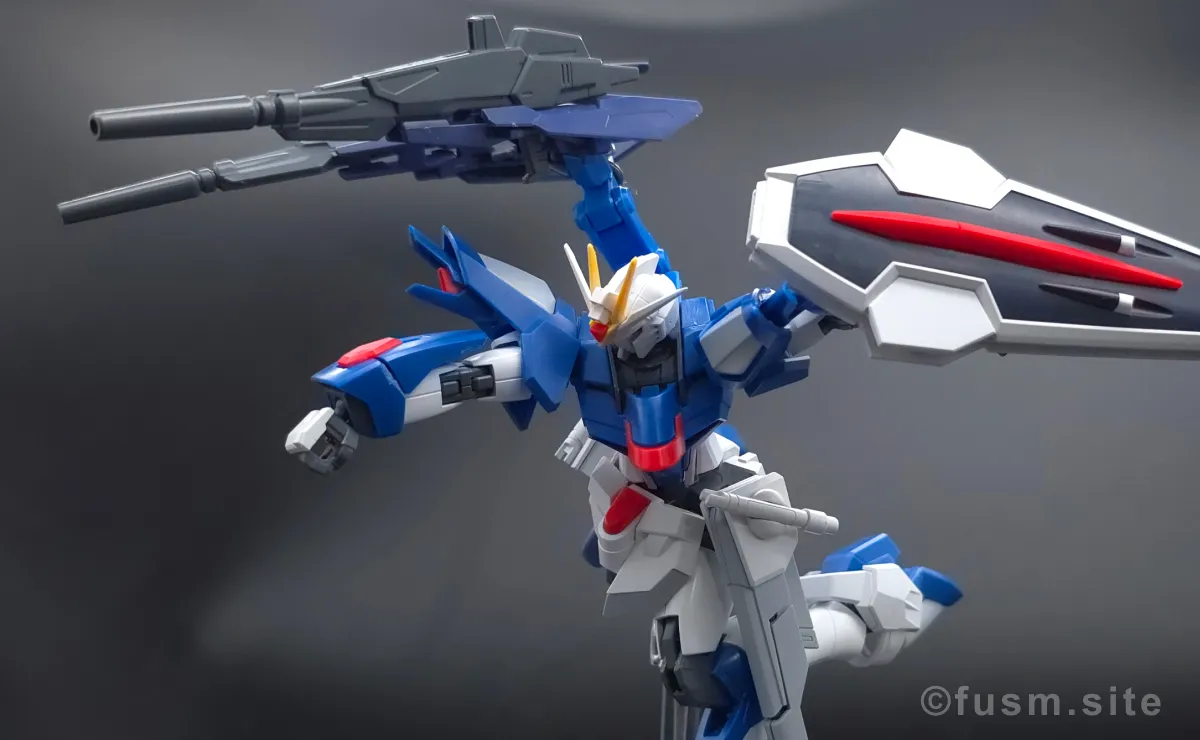 オプションパーツセット ガンプラ 18 (ビルドブースターセット) レビュー ポージング 21