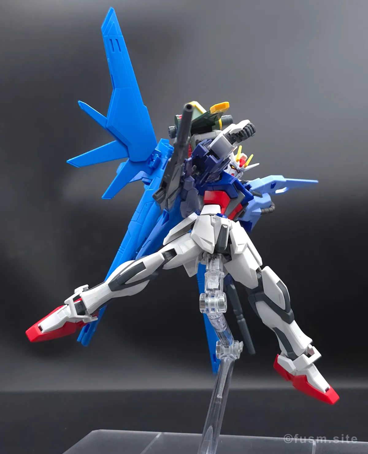 オプションパーツセット ガンプラ 18 (ビルドブースターセット) レビュー ポージング 23