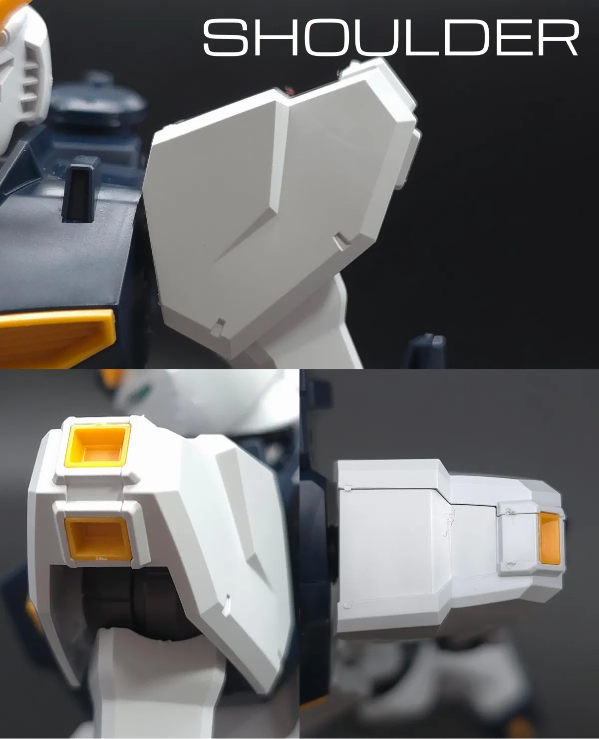 ENTRY GRADE νガンダム レビュー 肩ディテール 01