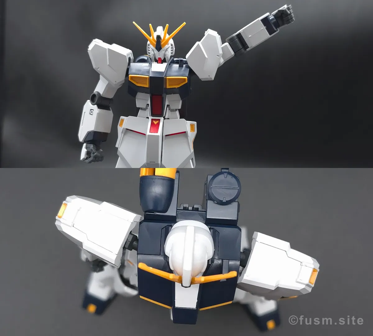 ENTRY GRADE νガンダム レビュー 肩ディテール 可動域 03