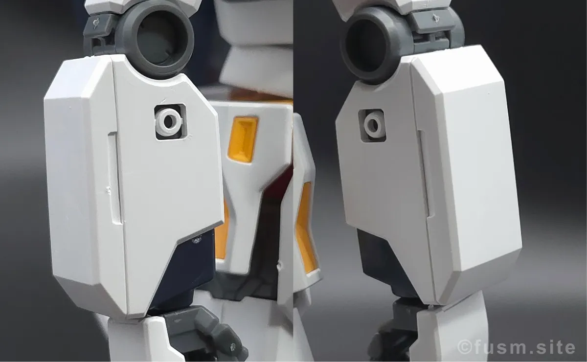 ENTRY GRADE νガンダム レビュー 腕部ディテール 02