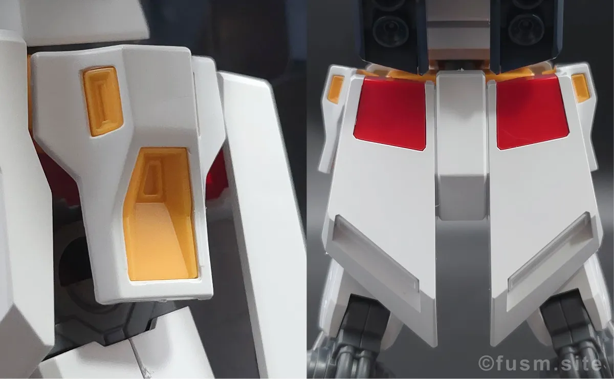 ENTRY GRADE νガンダム レビュー 胴体ディテール 03
