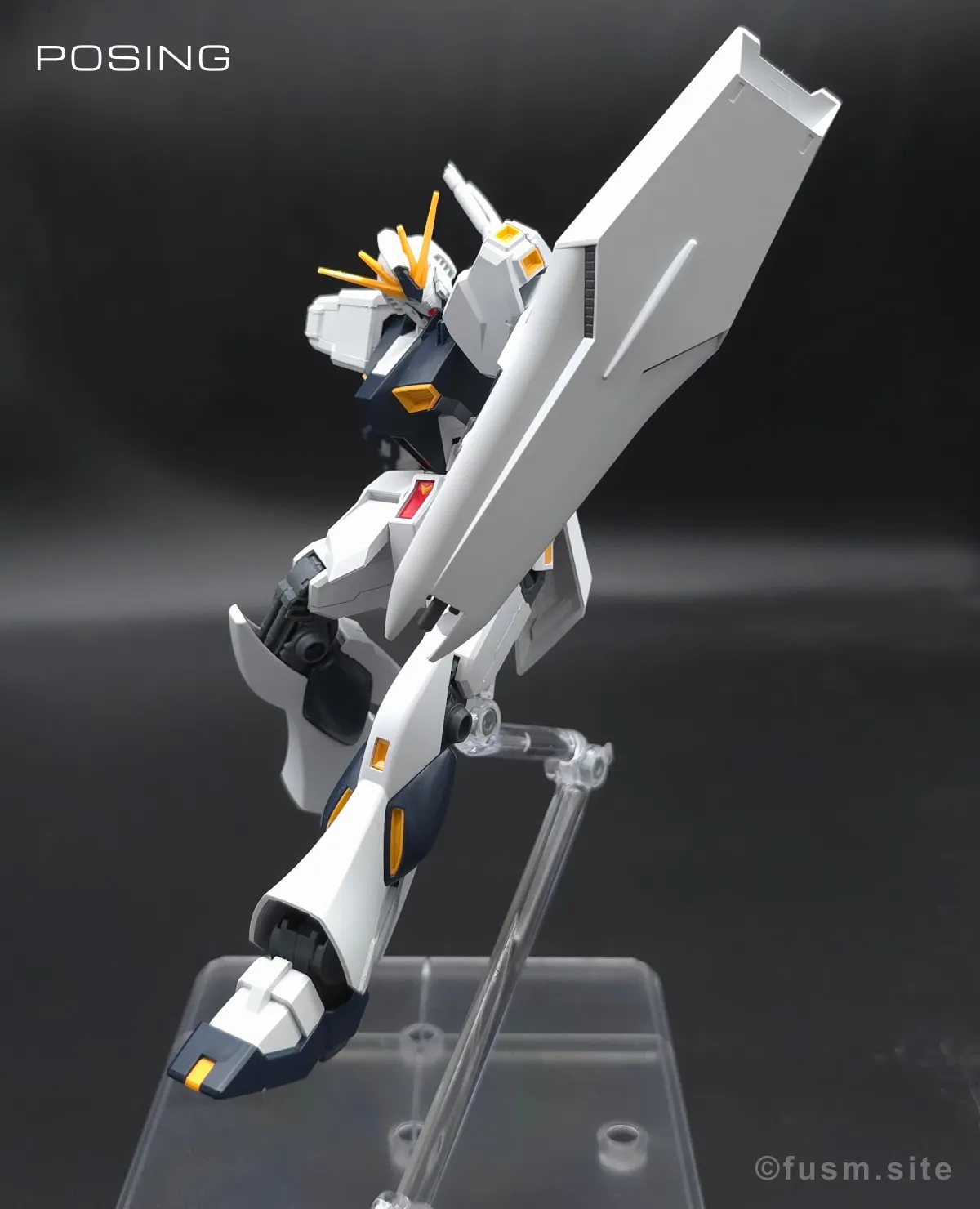 ENTRY GRADE νガンダム レビュー ポージング 07