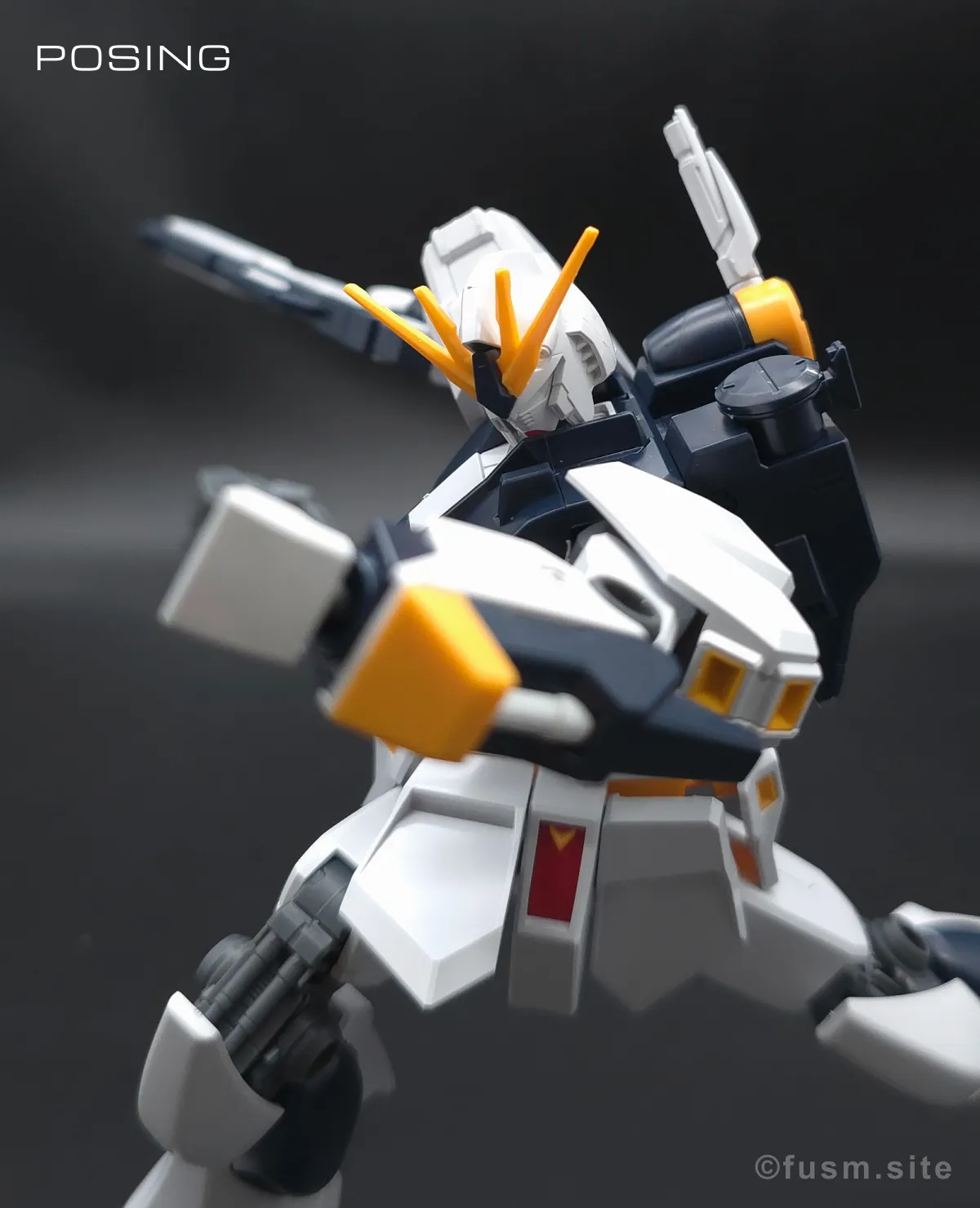 ENTRY GRADE νガンダム レビュー ポージング 10